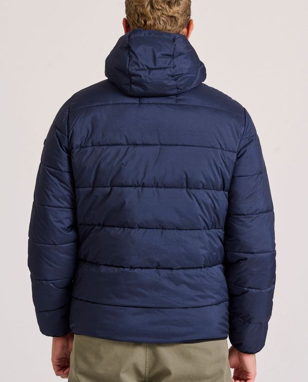Ανδρικό puffer μπουφάν με κουκούλα