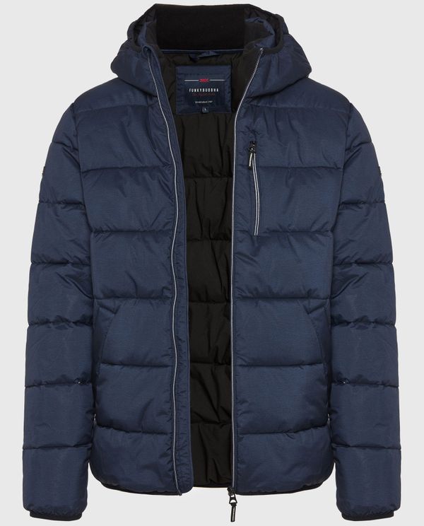 Ανδρικό puffer μπουφάν με κουκούλα