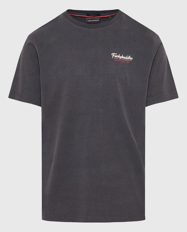 T-shirt με graphic τύπωμα στην πλάτη
