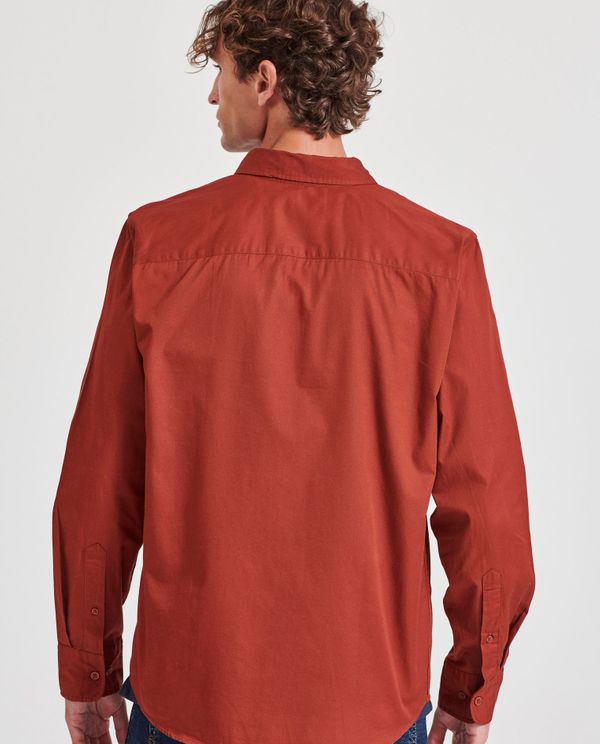 Ανδρικό garment dyed twill πουκάμισο