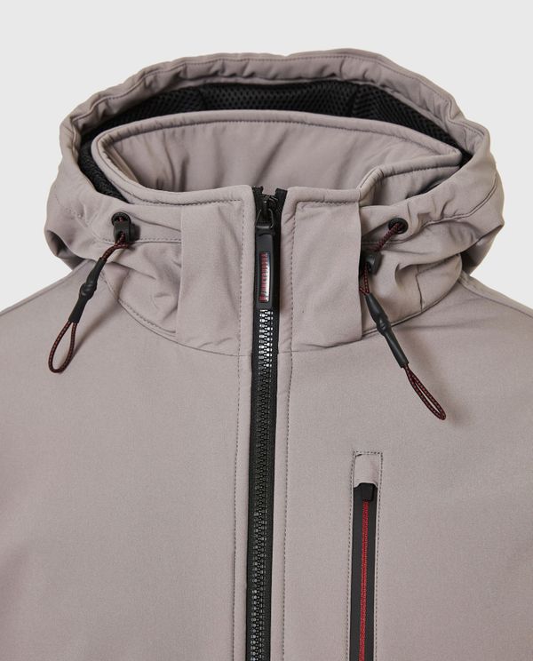 Softshell μπουφάν με ελαφριά επένδυση και κουκούλα