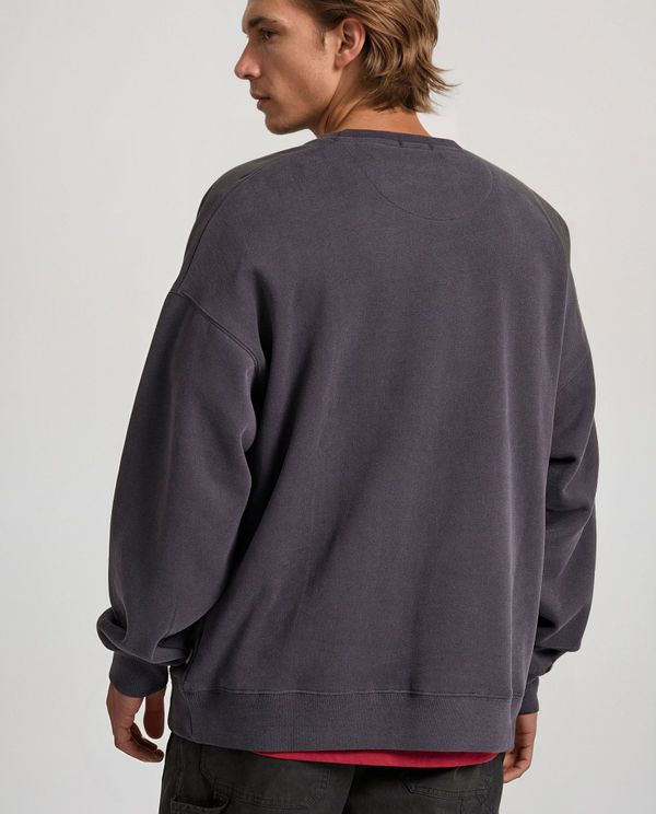 Oversized φούτερ με Funky Buddha κέντημα