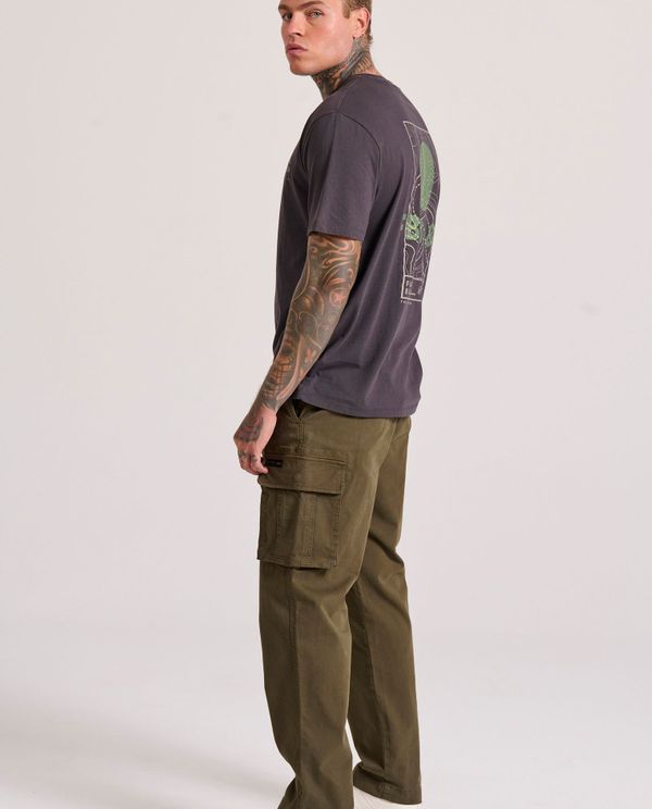 Relaxed fit t-shirt με τύπωμα στην πλάτη