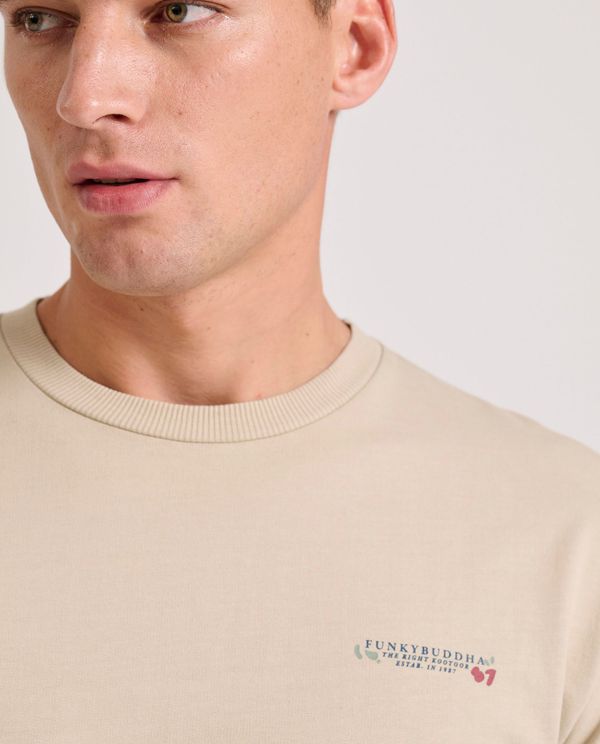 Relaxed fit t-shirt με τύπωμα στην πλάτη