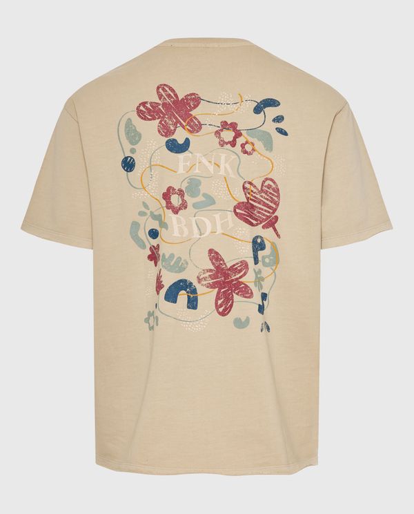 Relaxed fit t-shirt με τύπωμα στην πλάτη