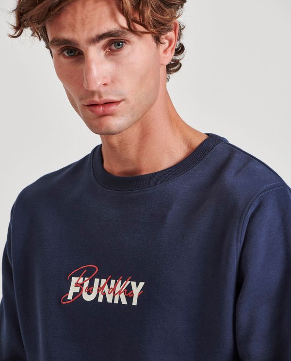 Φούτερ με Funky Buddha τύπωμα στο στήθος