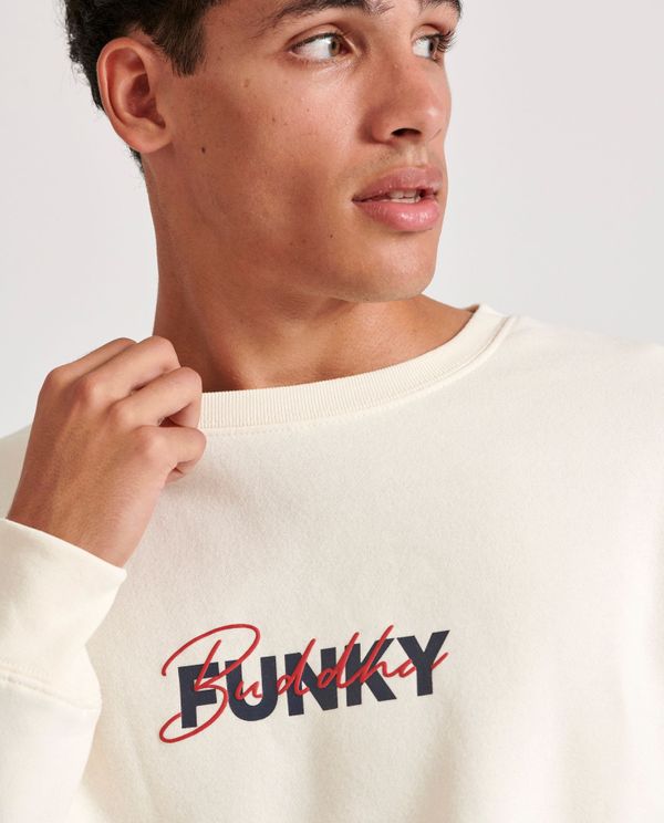 Φούτερ με Funky Buddha τύπωμα στο στήθος