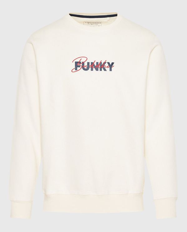 Φούτερ με Funky Buddha τύπωμα στο στήθος
