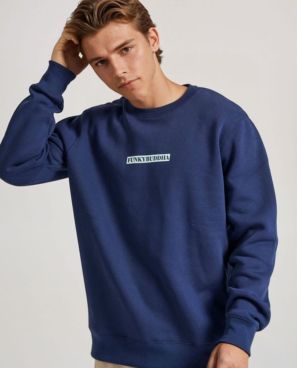 Relaxed fit φούτερ με τύπωμα στην πλάτη