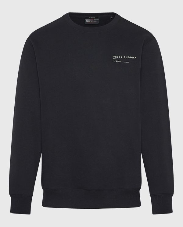 Relaxed fit φούτερ με τύπωμα στην πλάτη