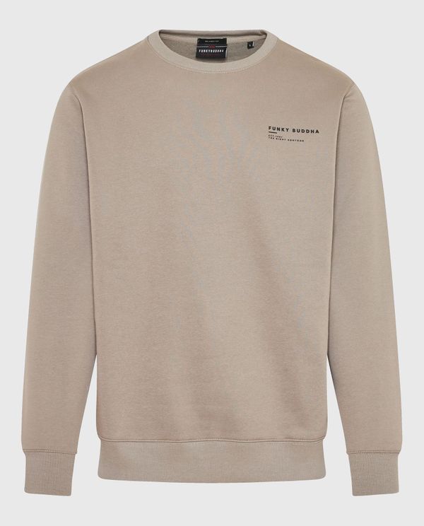 Relaxed fit φούτερ με τύπωμα στην πλάτη