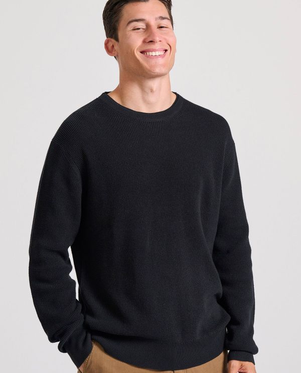 Loose fit casual πλεκτή μπλούζα με ανάγλυφη υφή