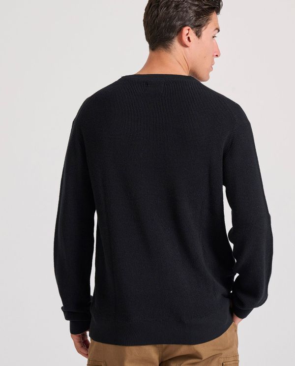 Loose fit casual πλεκτή μπλούζα με ανάγλυφη υφή