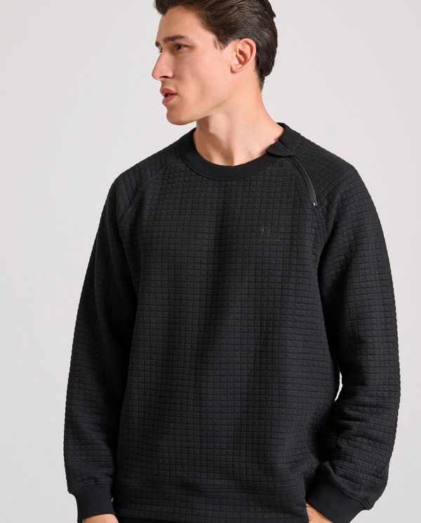 Relaxed fit φούτερ με ανάγλυφη υφή