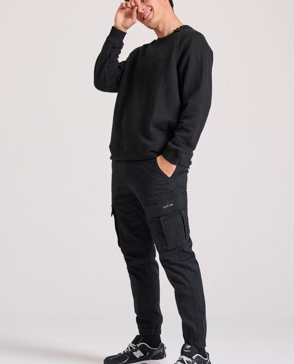 Relaxed fit φούτερ με ανάγλυφη υφή