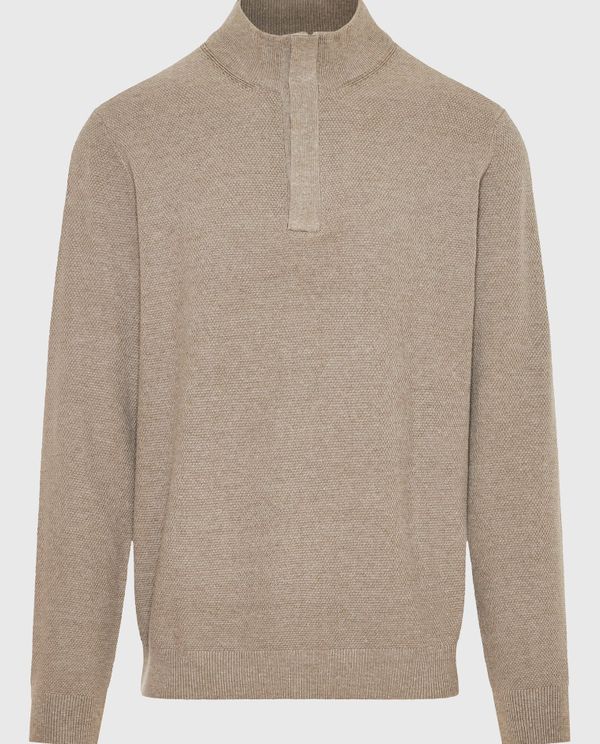 Half-zip πλεκτή μπλούζα με πατιλέτα