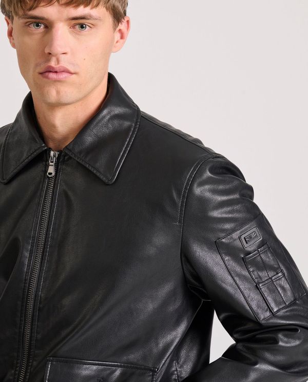 Bomber jacket από οικολογικό δέρμα (PU)