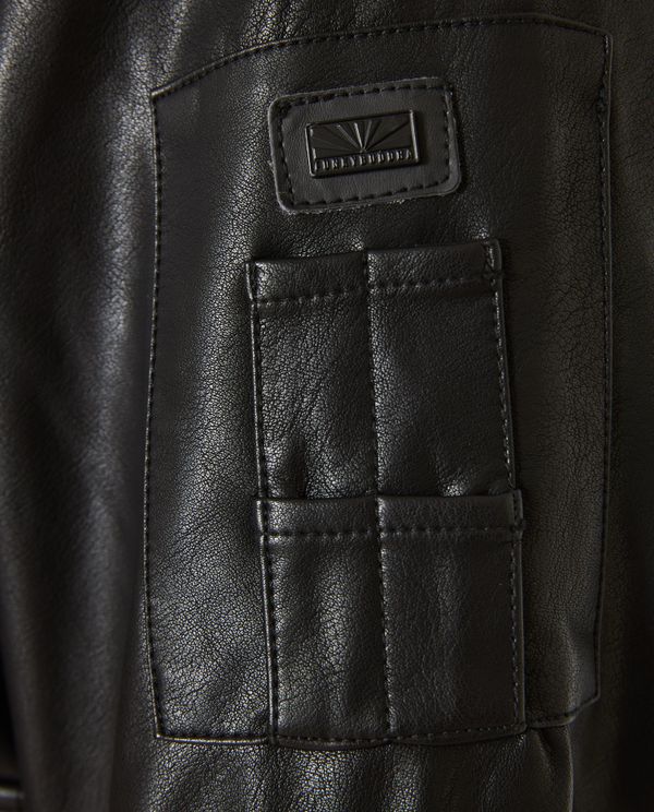 Bomber jacket από οικολογικό δέρμα (PU)