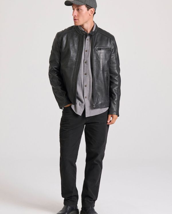 Ανδρικό δερμάτινο jacket (Sheepskin)