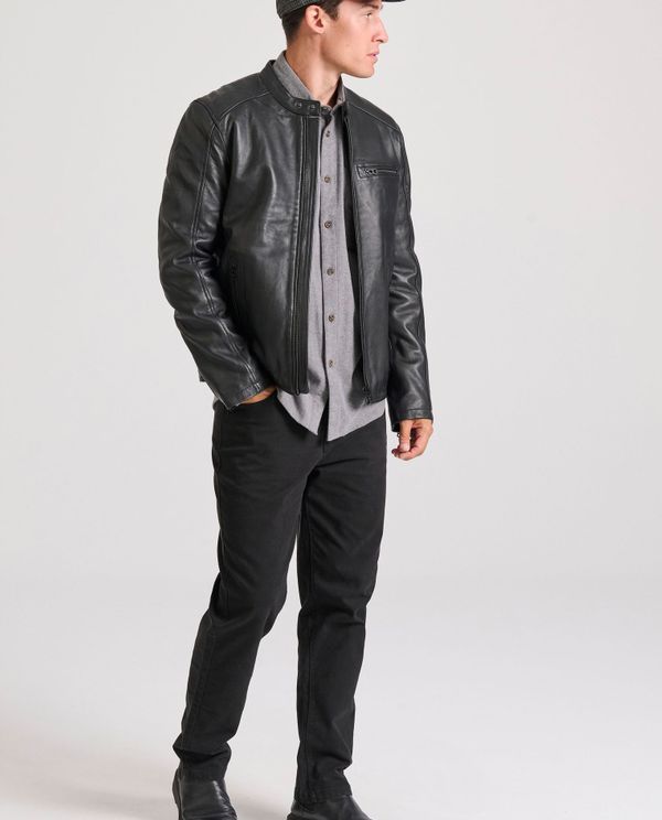 Ανδρικό δερμάτινο jacket (Sheepskin)