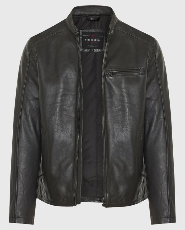 Ανδρικό δερμάτινο jacket (Sheepskin)