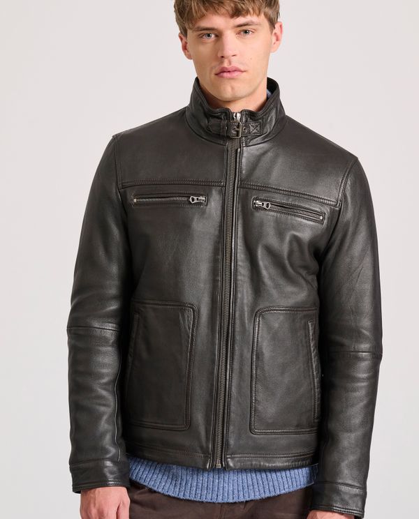 Ανδρικό δερμάτινο jacket (Sheepskin)