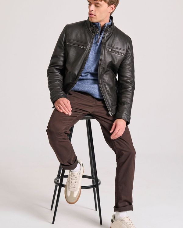 Ανδρικό δερμάτινο jacket (Sheepskin)
