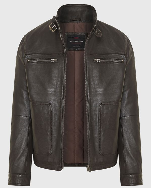 Ανδρικό δερμάτινο jacket (Sheepskin)