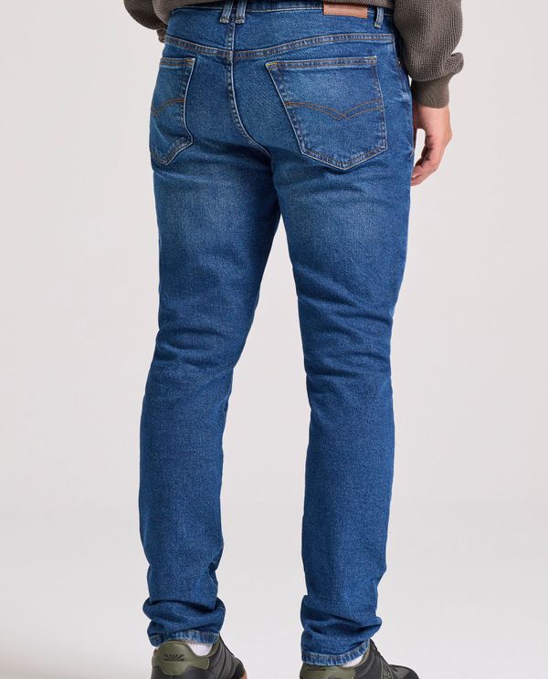 Slim tapered fit τζιν παντελόνι με whisker details