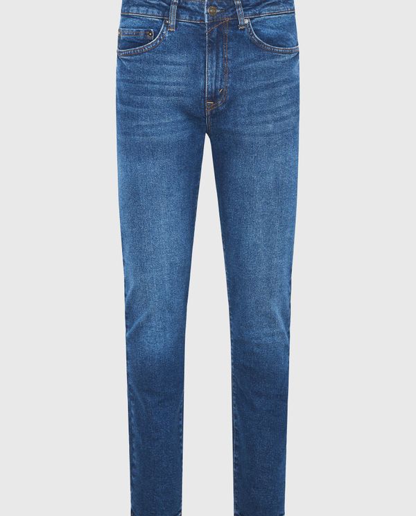 Slim tapered fit τζιν παντελόνι με whisker details