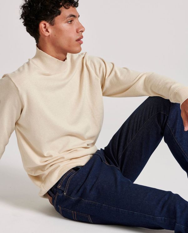 Slim tapered fit τζιν παντελόνι με whisker details