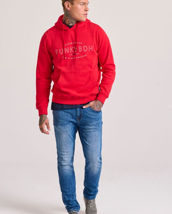 Slim tapered fit τζιν παντελόνι