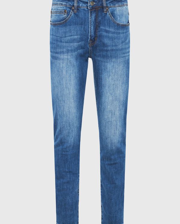 Slim tapered fit τζιν παντελόνι