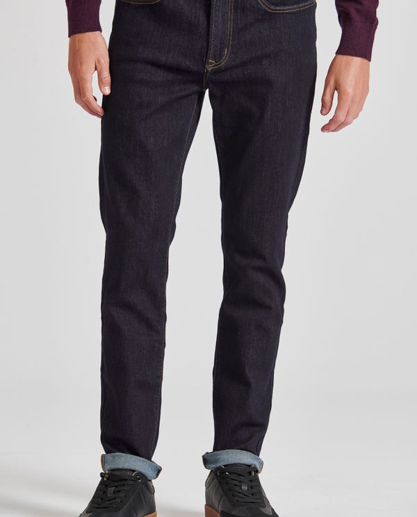 Slim tapered fit τζιν παντελόνι