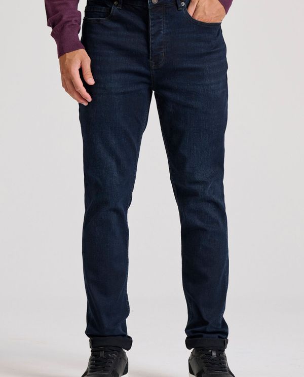 Slim tapered fit τζιν παντελόνι με whisker details