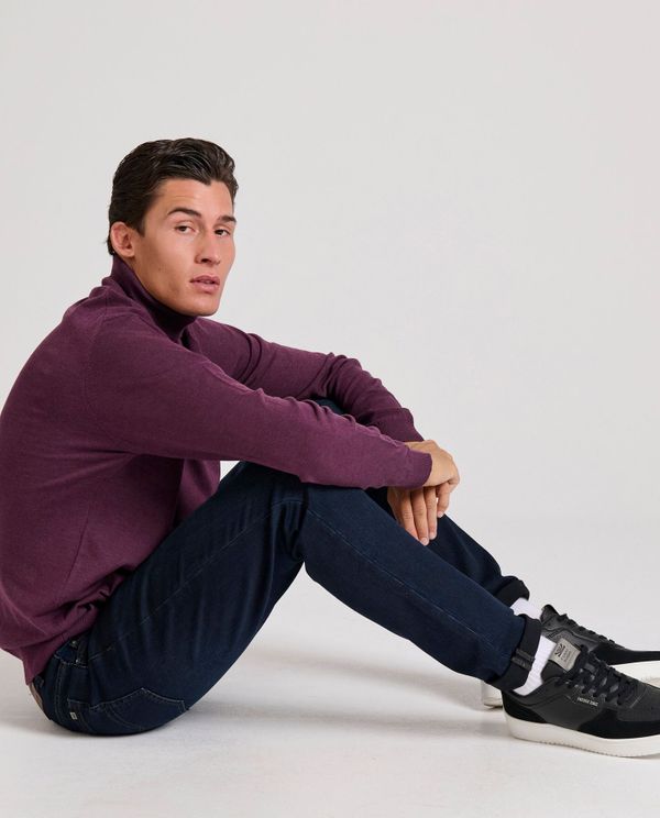 Slim tapered fit τζιν παντελόνι με whisker details