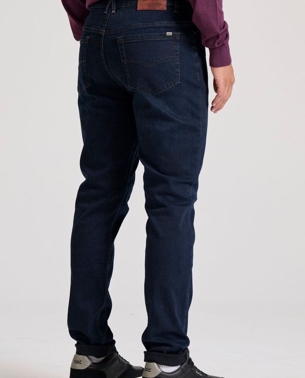 Slim tapered fit τζιν παντελόνι με whisker details