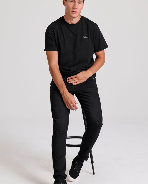 Slim fit τζιν παντελόνι με whisker details