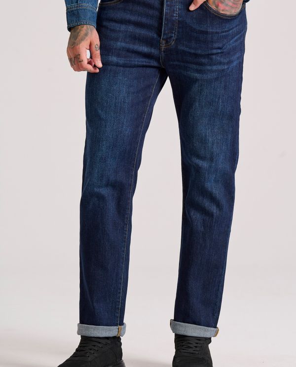 Straight fit τζιν παντελόνι με whisker details