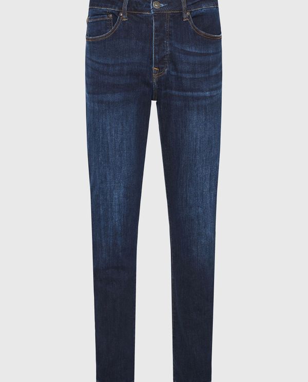 Straight fit τζιν παντελόνι με whisker details