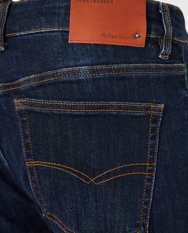 Straight fit τζιν παντελόνι με whisker details