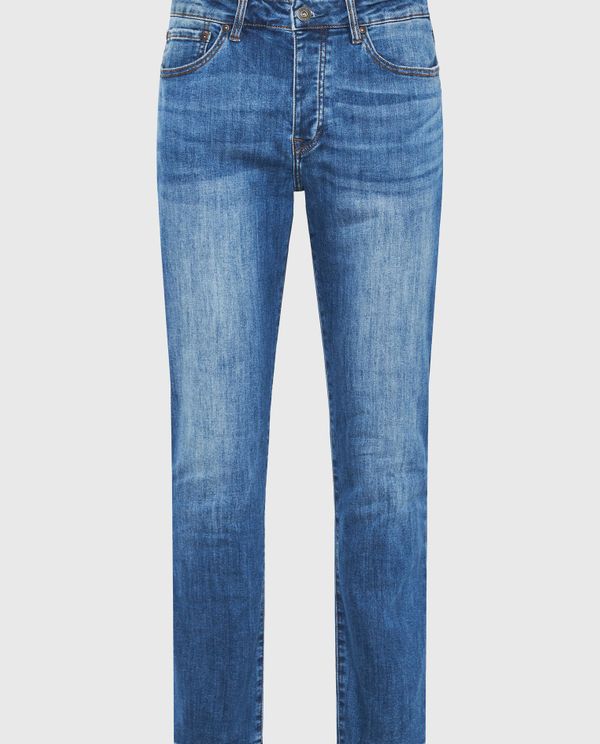 Straight fit τζιν παντελόνι με whisker details