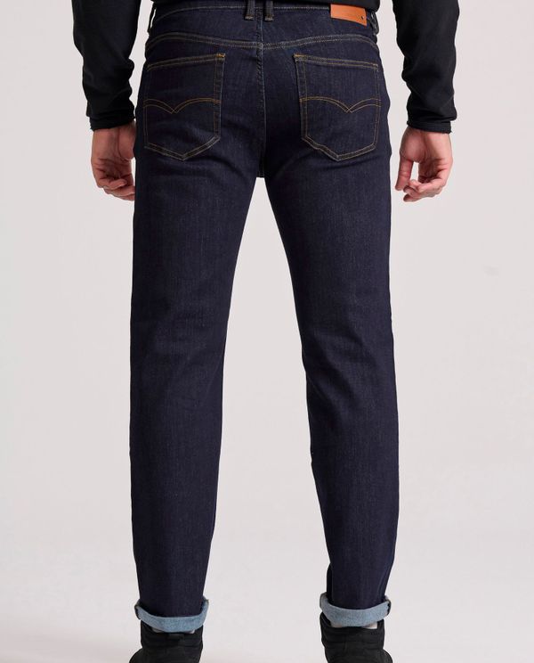 Straight fit τζιν παντελόνι με whisker details