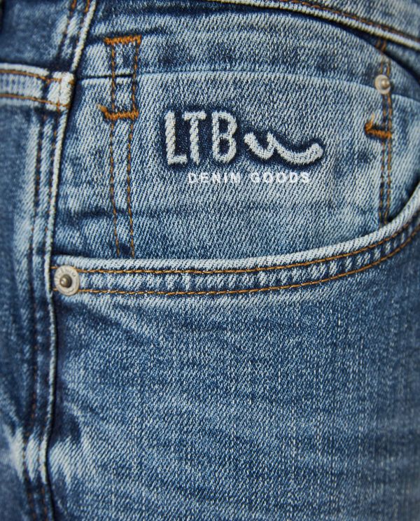 Slim fit τζιν παντελόνι με whisker details - LTB x Funky Buddha