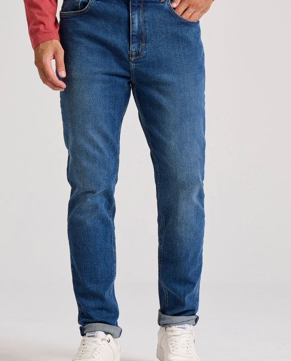 Tapered fit τζιν με ελαφρύ ξεθώριασμα - LTB x Funky Buddha