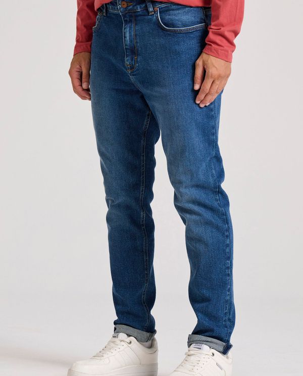 Tapered fit τζιν με ελαφρύ ξεθώριασμα - LTB x Funky Buddha