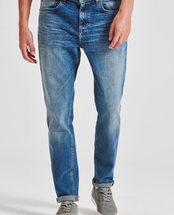 Tapered fit τζιν με washed effects - LTB x Funky Buddha
