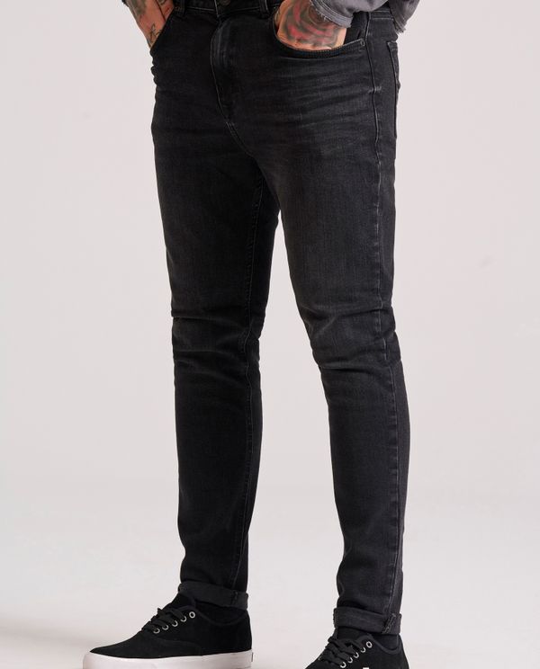 Tapered fit τζιν με ελαφρύ ξεθώριασμα - LTB x Funky Buddha
