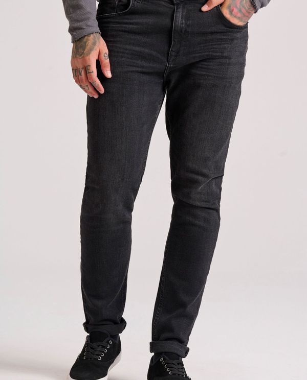 Tapered fit τζιν με ελαφρύ ξεθώριασμα - LTB x Funky Buddha