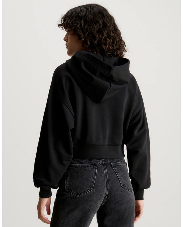 Calvin Klein Cropped Ζακέτα Βαμβακερή Γυναικεία (J20J222885 BEH)
